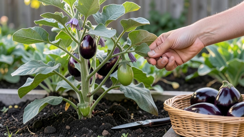 When to Pick Eggplant from Your Garden: Glossy Skin & Firm Stem Tricks for Peak Flavor