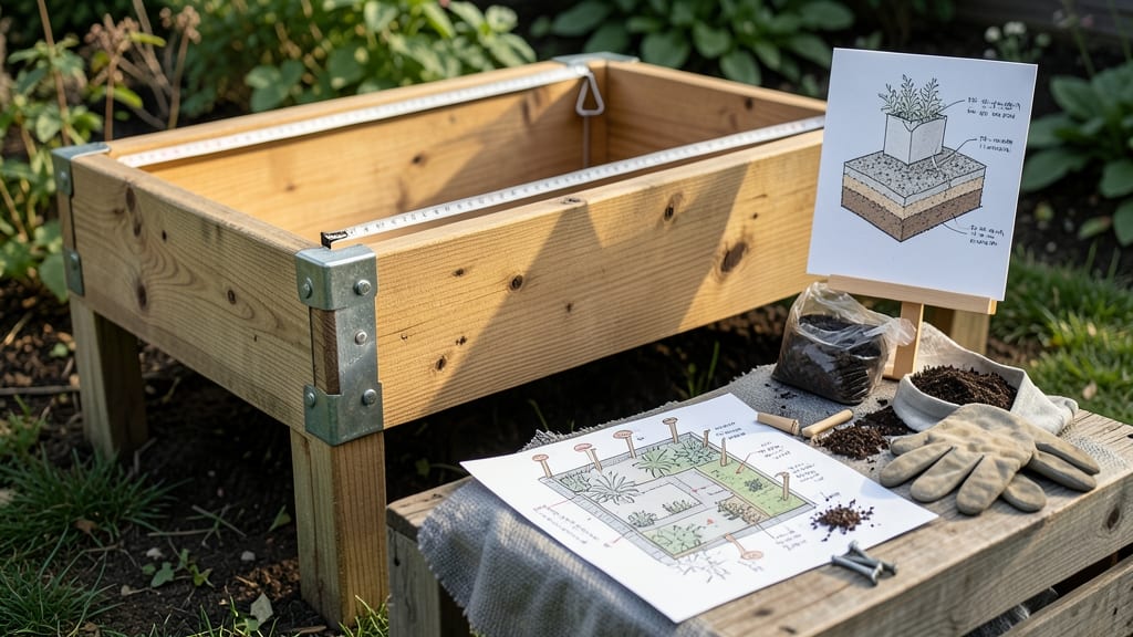 Ideal Dimensions for Raised Garden Beds: Width, Length, and Height Rules for Plant Growth