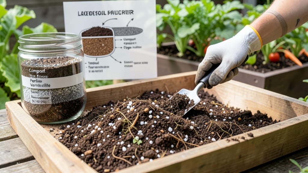 Soil Mixture for Vegetable Garden: Layering Secrets for Root Health and Drainage