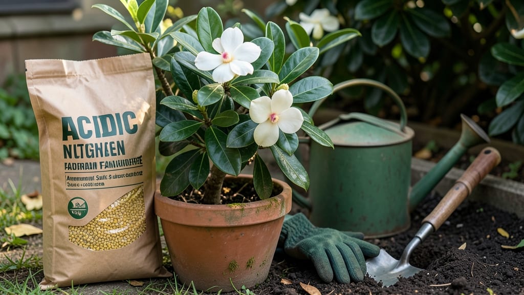 Acidic Nitrogen Fertilizer for Gardenias: pH-Balanced Feeding Schedule for Vibrant Blooms