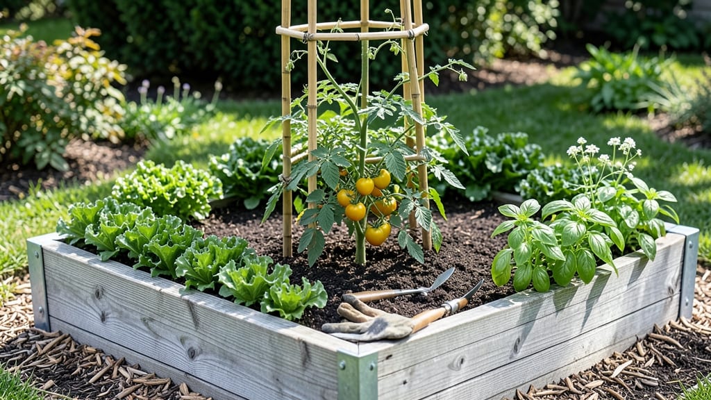 8x8 Raised Garden: Space-Saving Layouts for High-Yield Veggies
