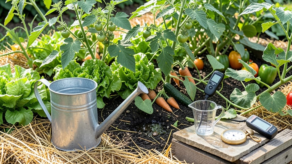 How Much Water Does a Vegetable Garden Need: Seasonal Rules by Plant Type