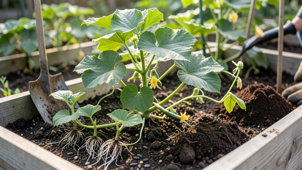 How to Plant Cucumbers in a Garden: Spacing, Trellis Tricks for Bigger Harvests
