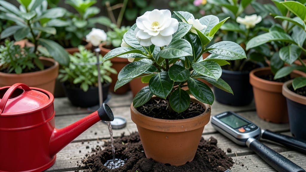 How Often to Water Gardenias: Soil-Moisture Test Triggers for Thriving Blooms
