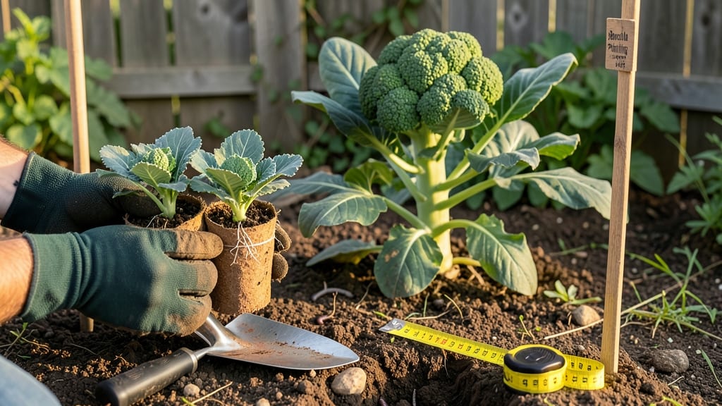 Broccoli Spacing in Garden: 18-Inch Rows for Bigger Heads and Fewer Pests