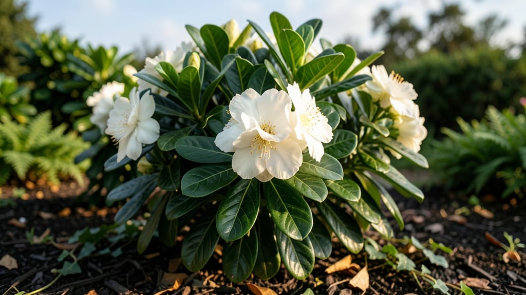 August Beauty Gardenia Sun Requirements: Morning Sun, Afternoon Shade for Peak Blooms