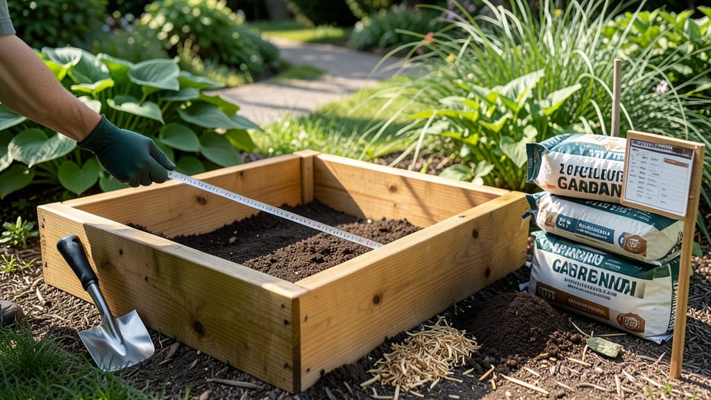 8x4x2 Raised Garden Bed: Exact Cubic Feet of Soil Needed for Planting