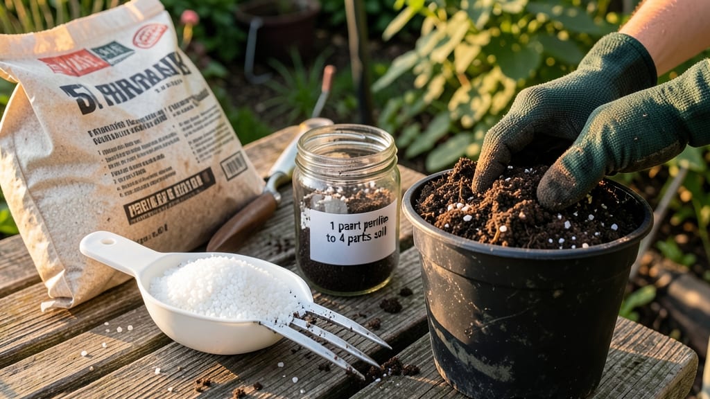 How Much Perlite to Add to Garden Soil: Exact Ratios for Drainage and Plant Health