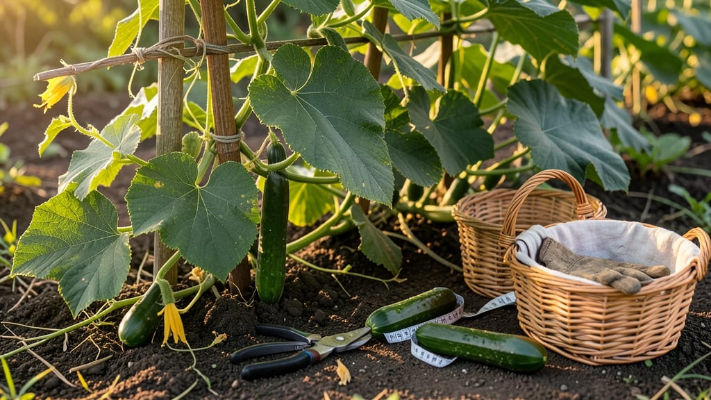 When to Harvest Cucumbers From Garden: 3 Size & Color Checks for Peak Crunch