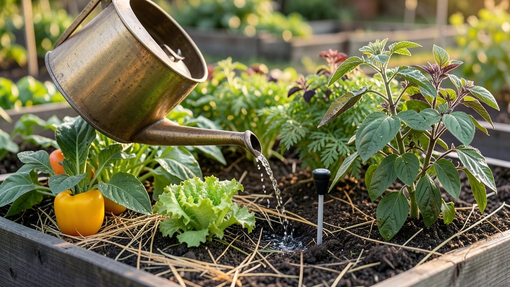 How Often to Water Vegetable Gardens: Soil-Moisture Tests That Save Plants
