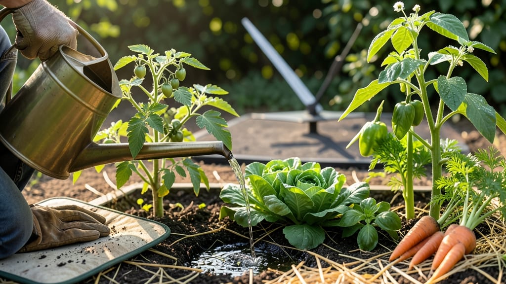 Best Time of Day to Water Vegetable Garden: Morning Mist vs. Evening Drip—What Maximizes Growth